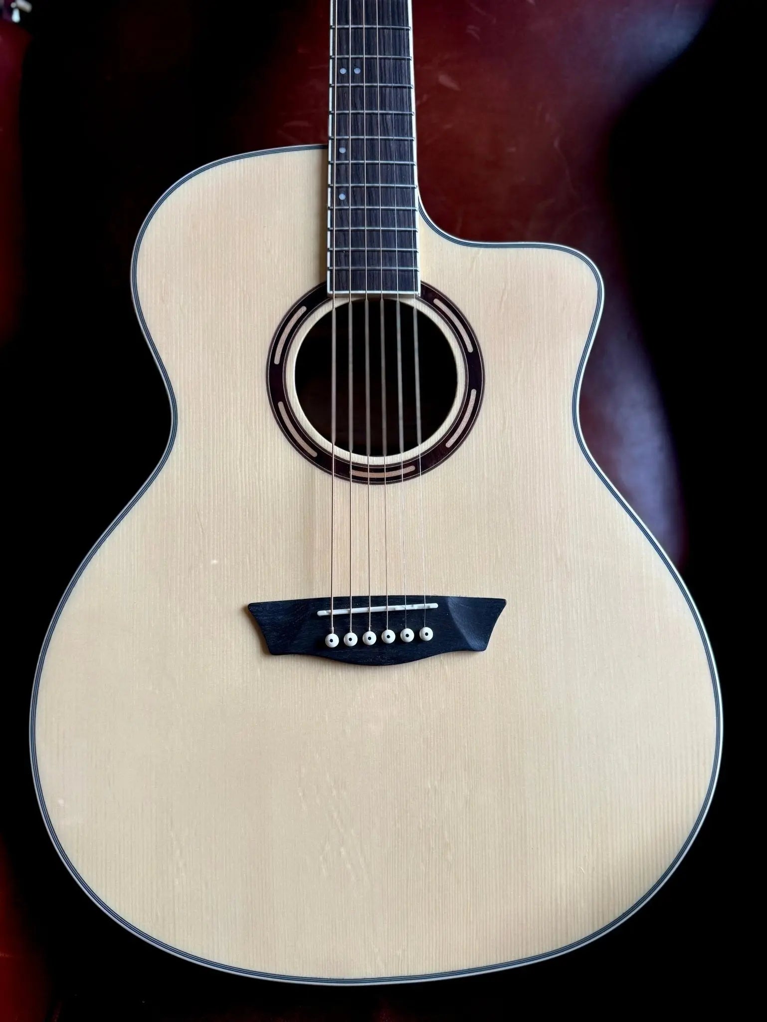 Buy Washburn AG70CE Grand Auditorium - Natural Electro Acoustic Guitar w' £225 Custom Pro Setup Package Included