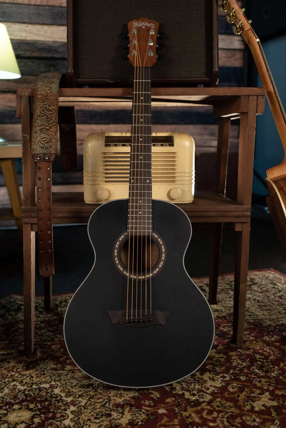 Washburn AGM5BMK - A - U Acoustic Guitar - Richards Guitars Of Stratford Upon Avon