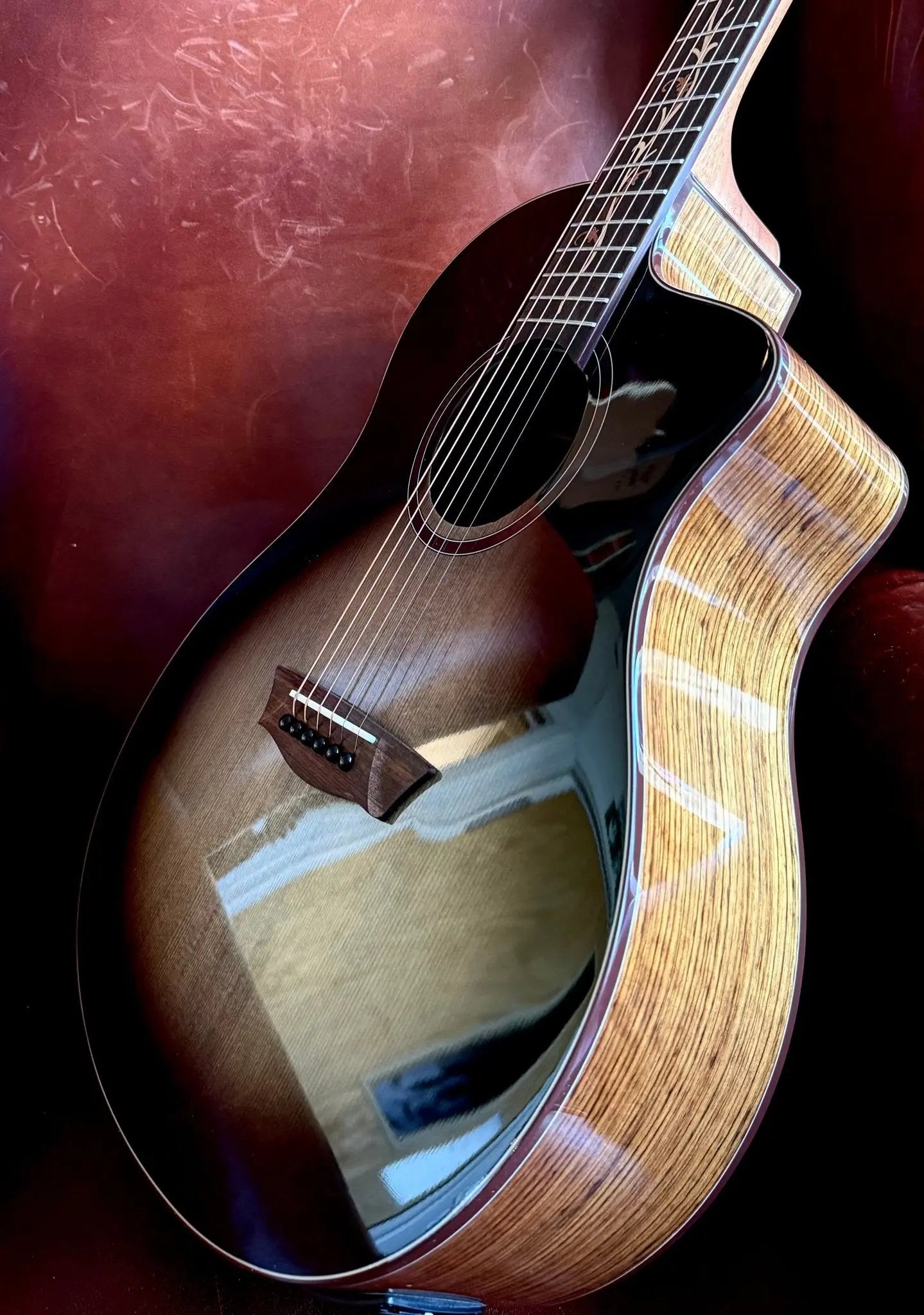 Buy Washburn Bella Tono VITE-S9V - Gloss Charcoal Burst Electro Acoustic Guitar w' £225 Custom Pro Setup & Support Package