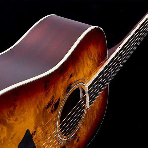 Washburn BURL D - Dreadnought - Amber Fade Electro Acoustic Guitar - Richards Guitars Of Stratford Upon Avon