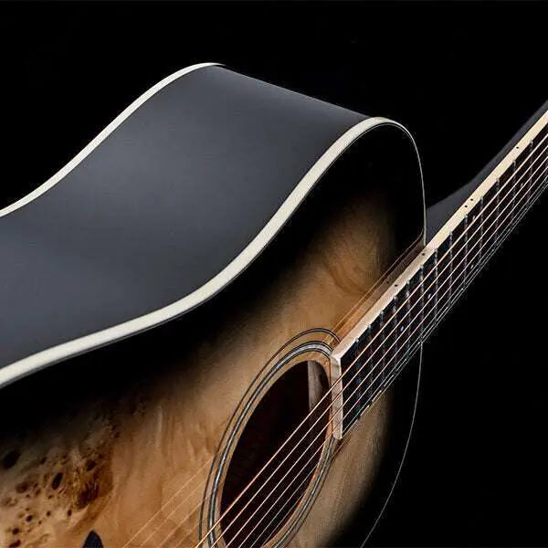 Washburn BURL D - Dreadnought - Black Fade Acoustic Guitar - Richards Guitars Of Stratford Upon Avon
