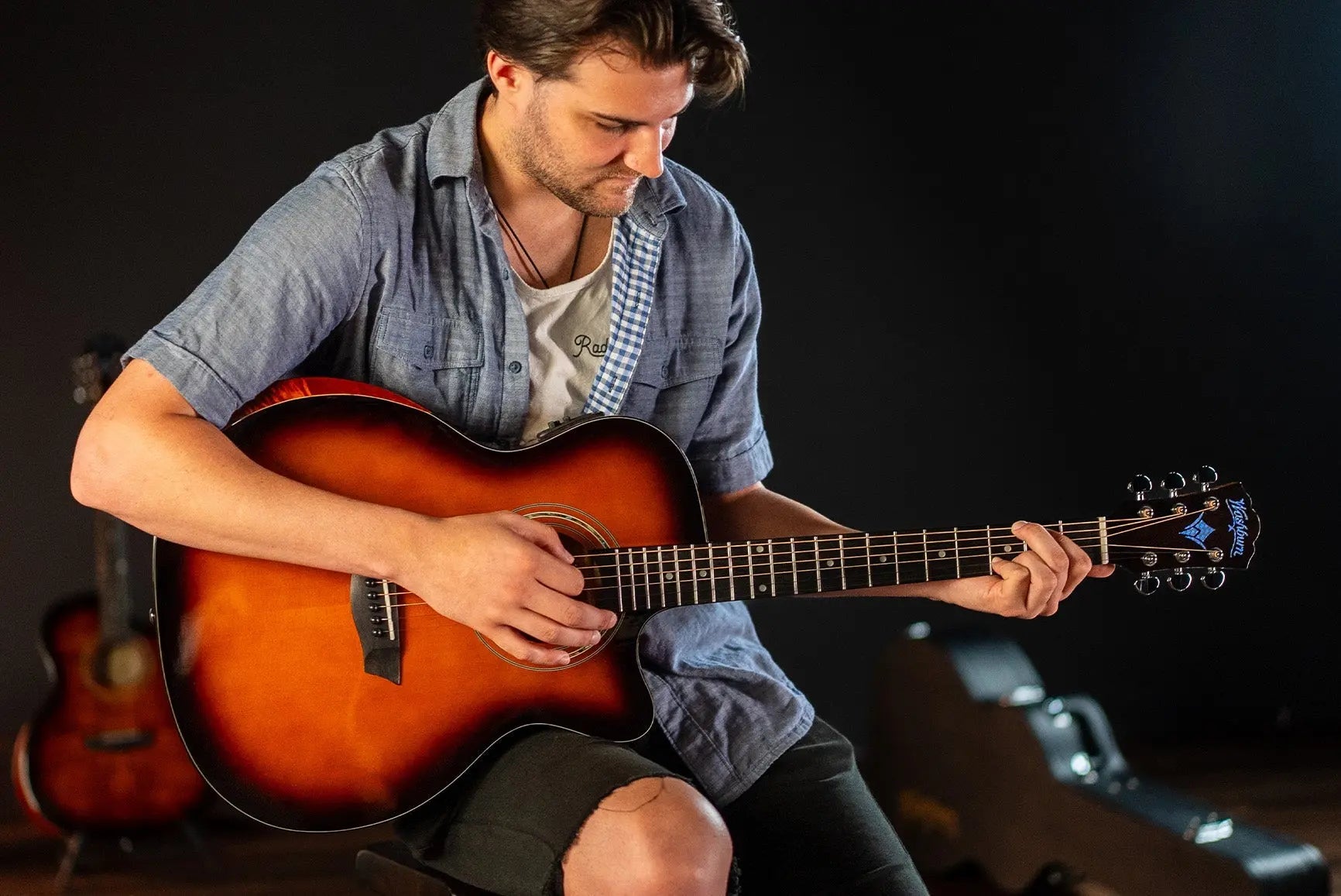 Buy Washburn Comfort WCG10CE Electro Acoustic Guitar w' £225 Custom Pro Setup & Support Package Included