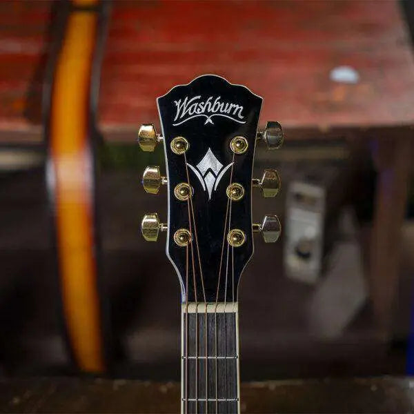 Washburn EA55G - Mini Jumbo - Koa Burst Acoustic Guitar - Richards Guitars Of Stratford Upon Avon