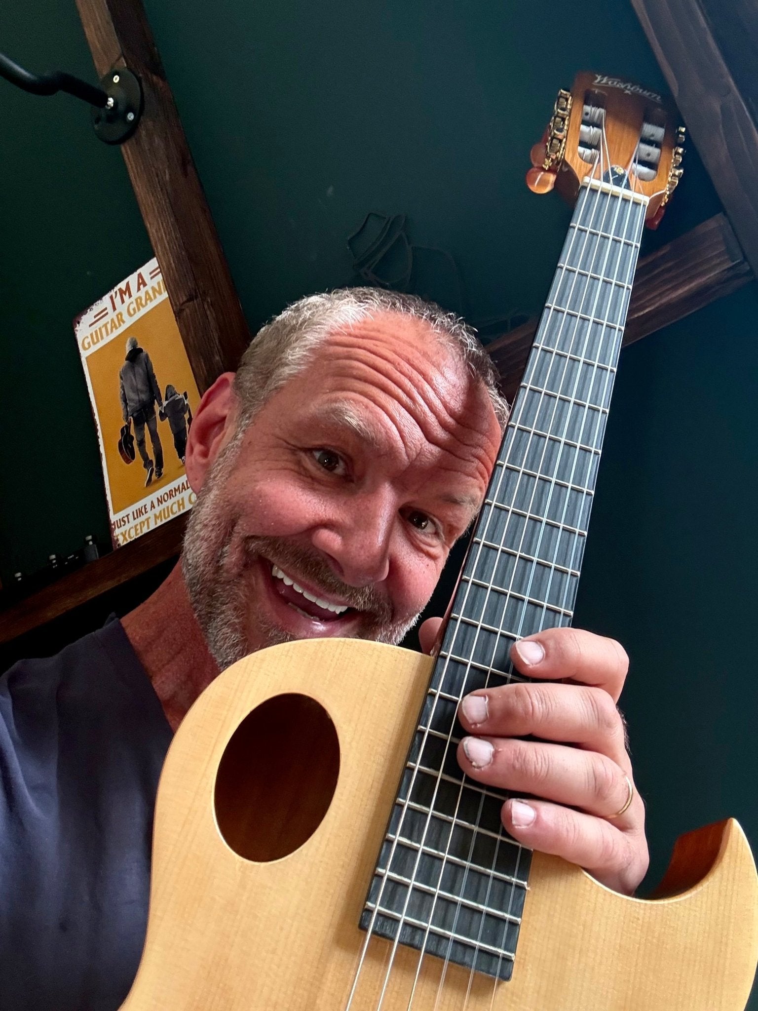 Washburn EACT42S - Thinline - Natural Electro Nylon Strung Guitar w'£225 Custom Pro Setup & Back Up Service - Richards Guitars Of Stratford Upon Avon