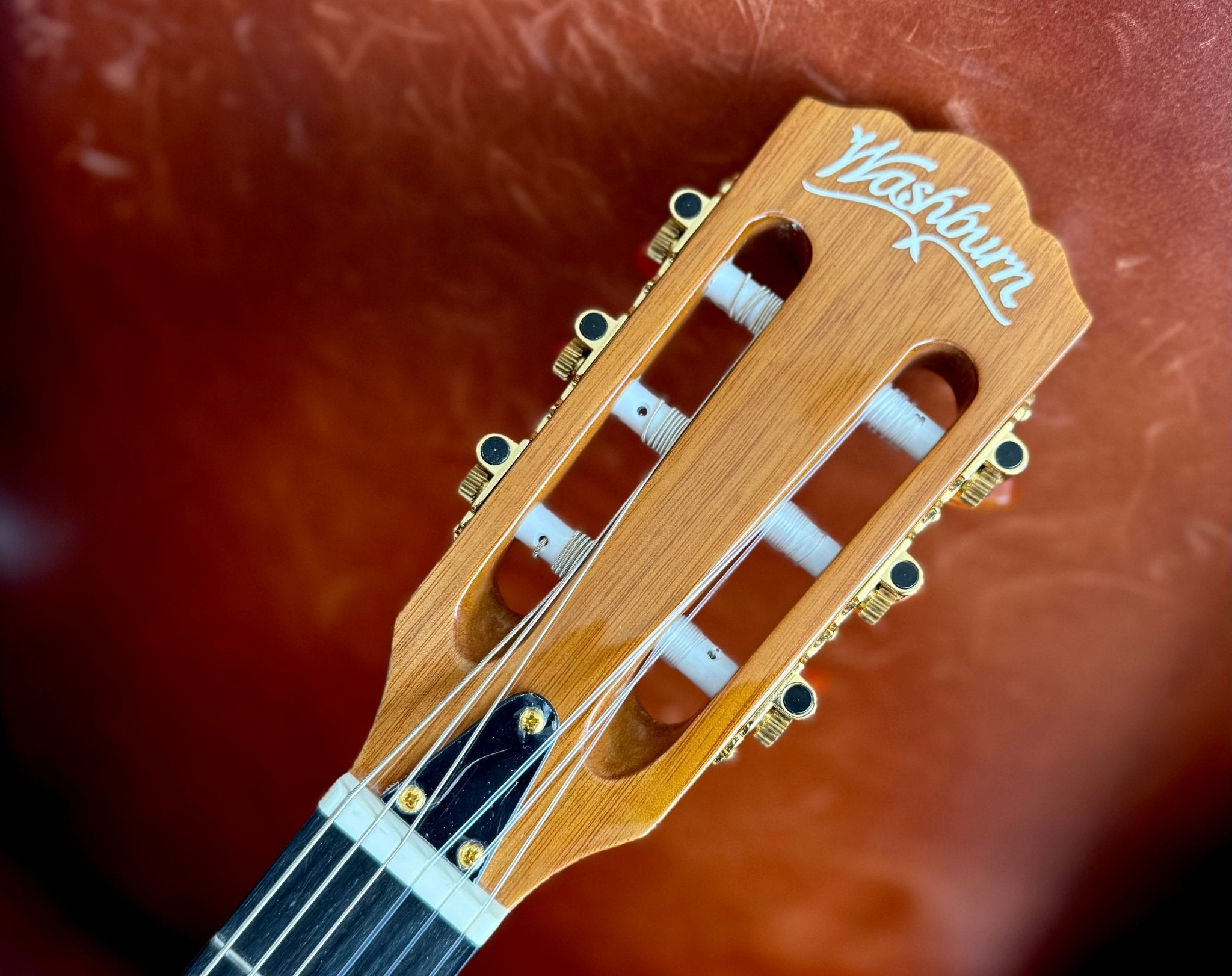 Washburn EACT42S - Thinline - Natural Electro Nylon Strung Guitar w'£225 Custom Pro Setup & Back Up Service - Richards Guitars Of Stratford Upon Avon