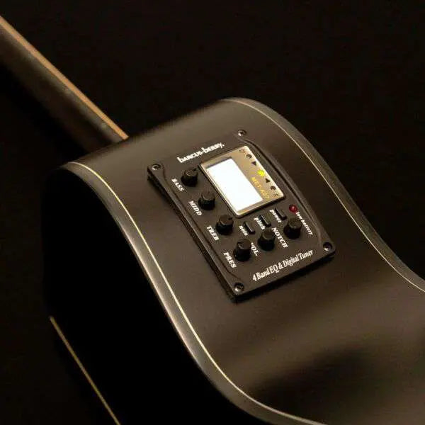 Washburn EBONY ACE - Grand Auditorium - Natural Matte Electro Acoustic Guitar - Richards Guitars Of Stratford Upon Avon