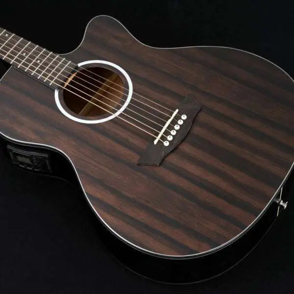 Washburn EBONY ACE - Grand Auditorium - Natural Matte Electro Acoustic Guitar - Richards Guitars Of Stratford Upon Avon