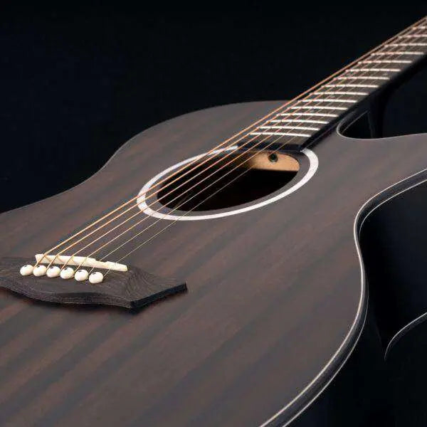 Washburn EBONY ACE - Grand Auditorium - Natural Matte Electro Acoustic Guitar - Richards Guitars Of Stratford Upon Avon