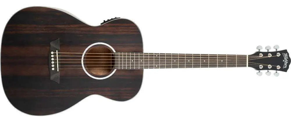 Washburn EBONY FE - Folk - Natural Matte Electro Acoustic Guitar - Richards Guitars Of Stratford Upon Avon