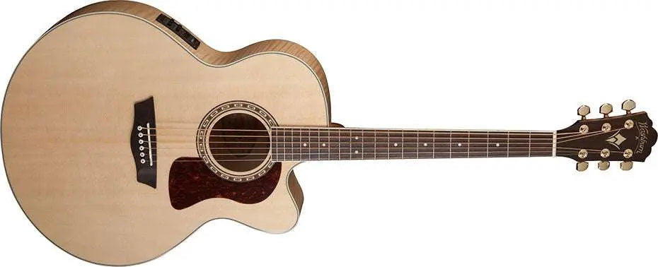 Washburn J40SCE - Jumbo - Natural Gloss Acoustic Guitar - Richards Guitars Of Stratford Upon Avon