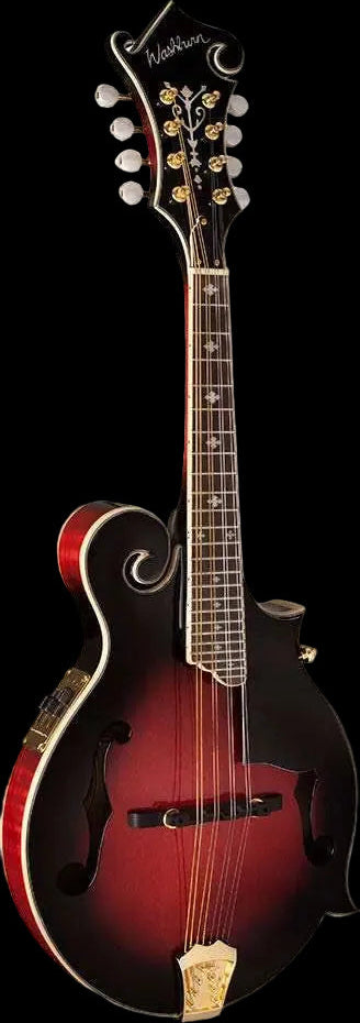 Washburn M3SWE - Mandolin - Trans Wine Red Mandolin - Richards Guitars Of Stratford Upon Avon