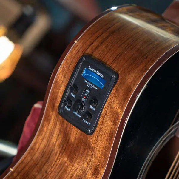 Washburn VITE - S9V - Gloss Charcoal Burst Electro Acoustic Guitar - Richards Guitars Of Stratford Upon Avon