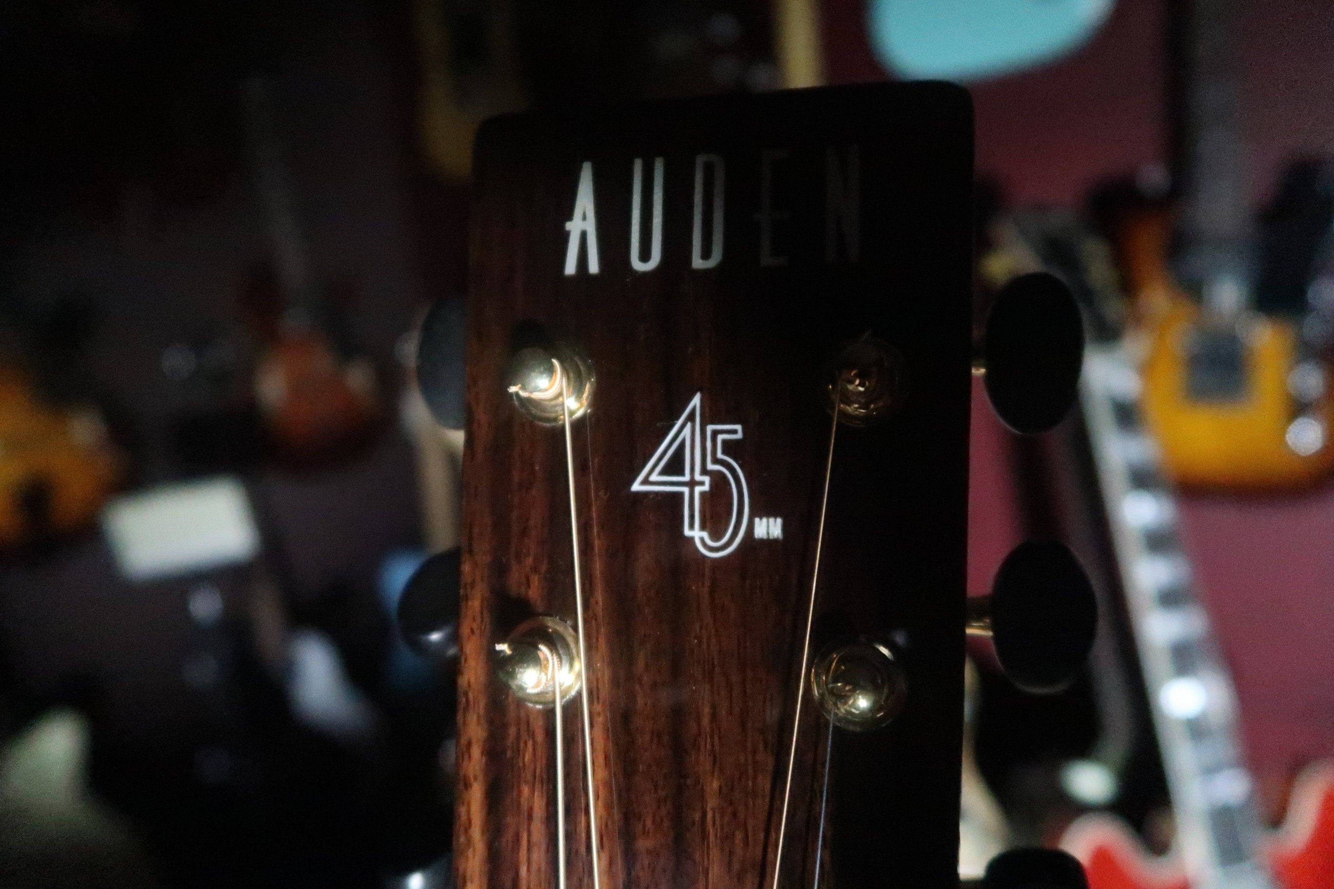 Auden Artist 45 Chester Cutaway Maple Left Handed.-Richards Guitars Of Stratford Upon Avon