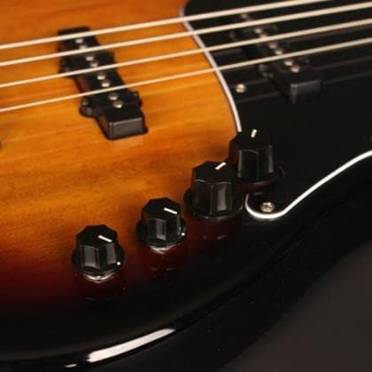Cort Bass GB34 JJ 3 Tone Sunburst-Richards Guitars Of Stratford Upon Avon