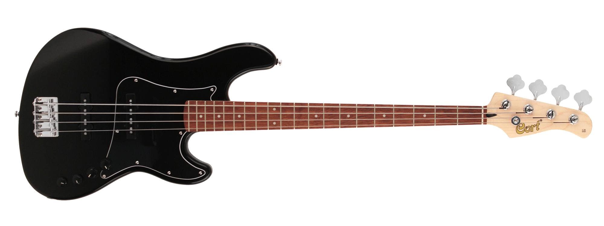 Cort Bass GB34 JJ Black, Bass Guitar for sale at Richards Guitars.