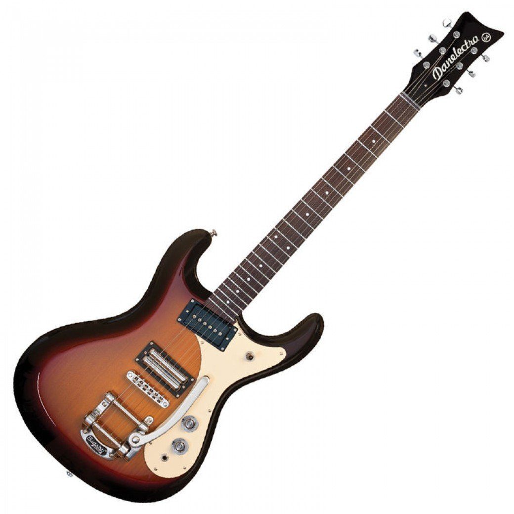 Danelectro '64 Guitar ~ Three Tone Sunburst, Electric Guitar for sale at Richards Guitars.