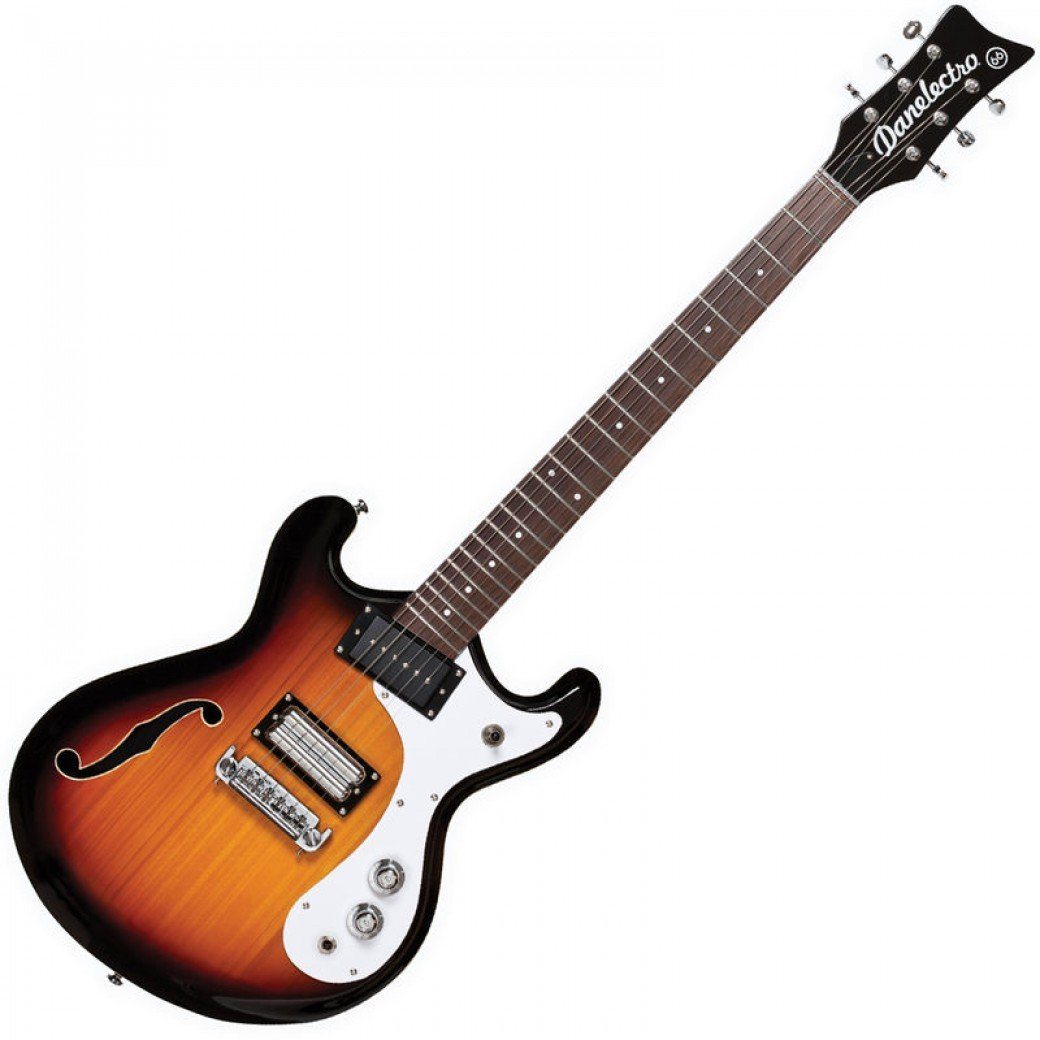 Danelectro '66 Guitar ~ 3 Tone Sunburst, Electric Guitar for sale at Richards Guitars.