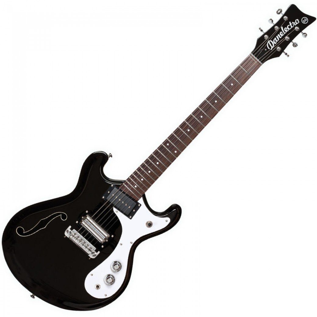 Danelectro '66 Guitar ~ Gloss Black, Electric Guitar for sale at Richards Guitars.