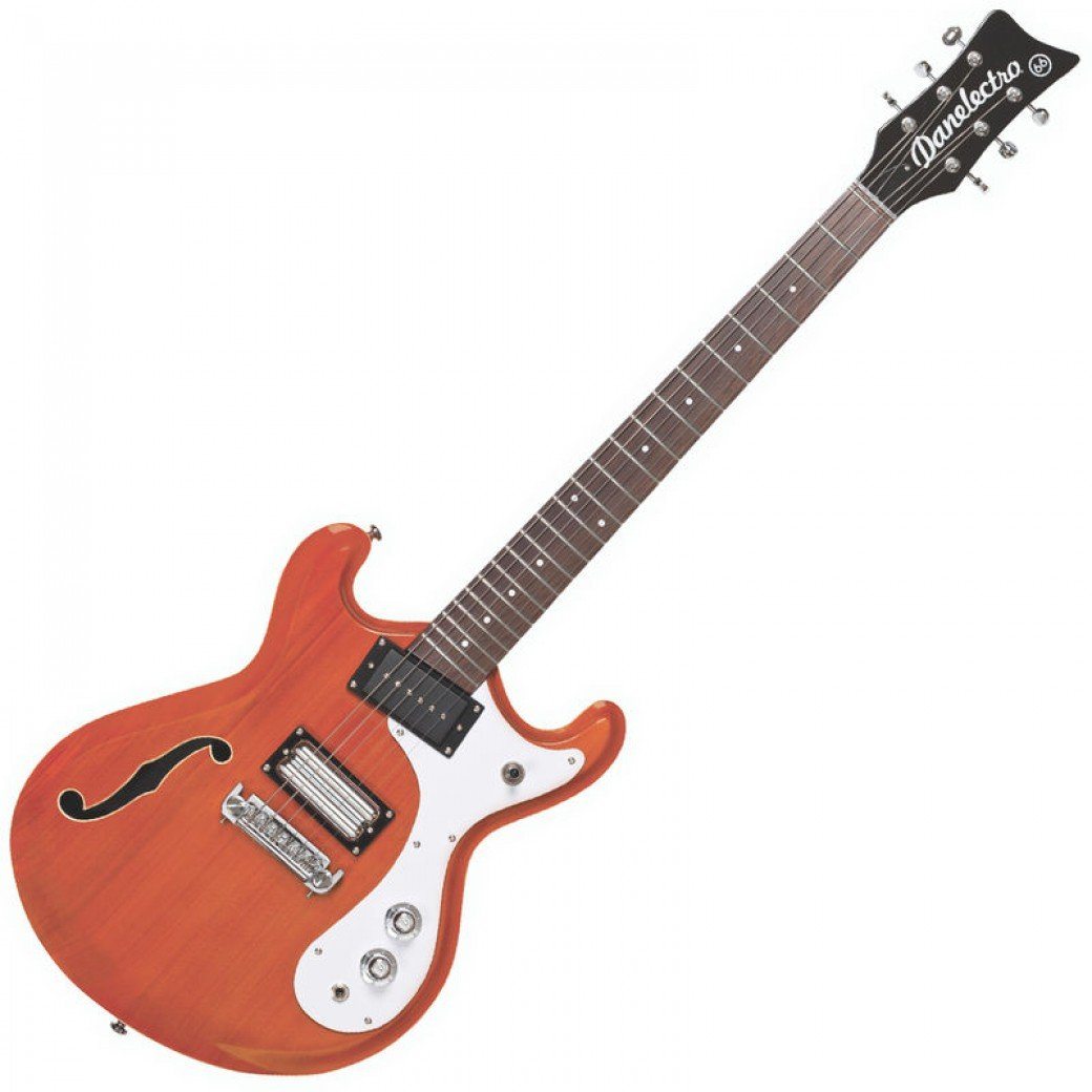 Danelectro '66 Guitar ~ Transparent Orange, Electric Guitar for sale at Richards Guitars.