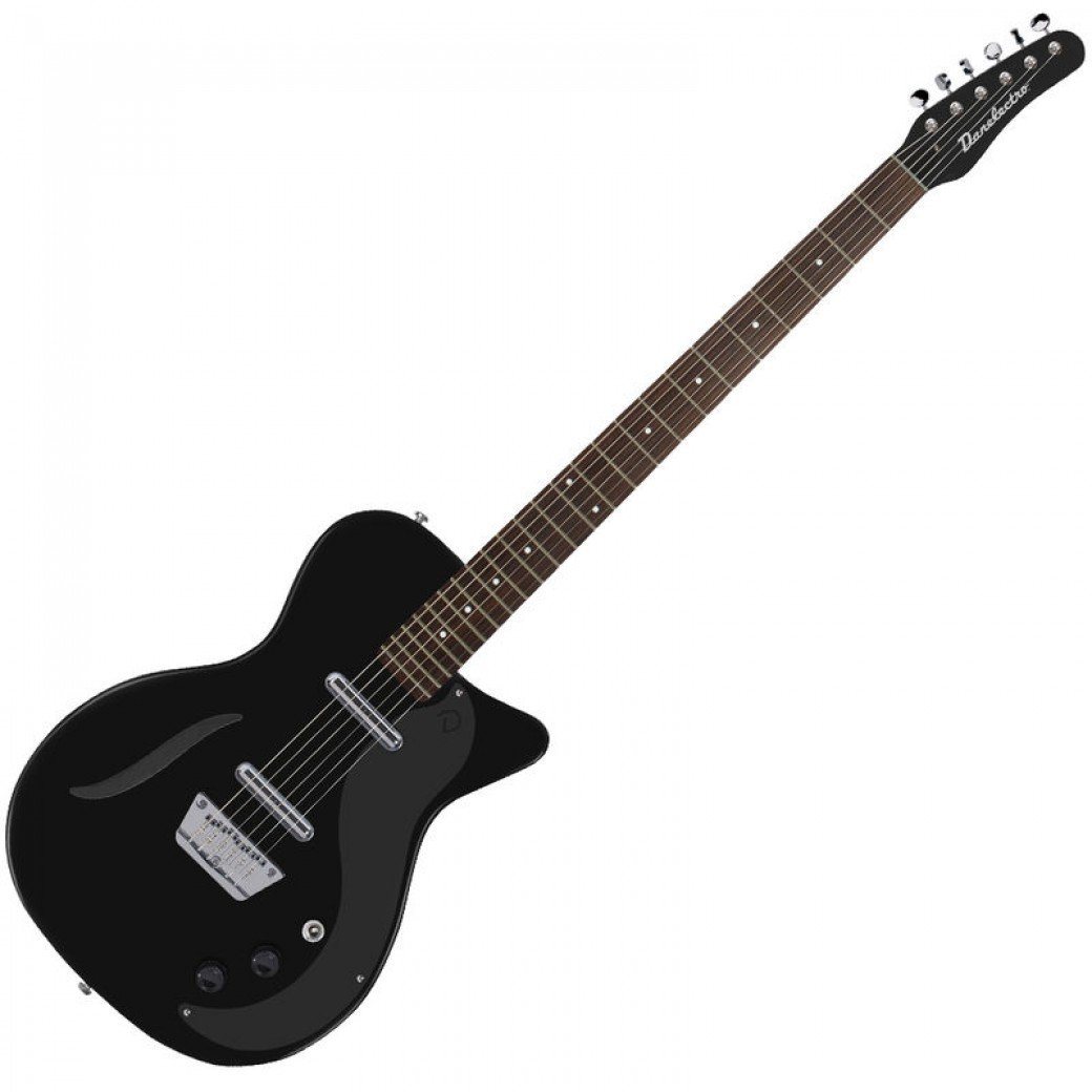 Danelectro Vintage '56 Baritone Guitar ~ Gloss Black, Electric Guitar for sale at Richards Guitars.