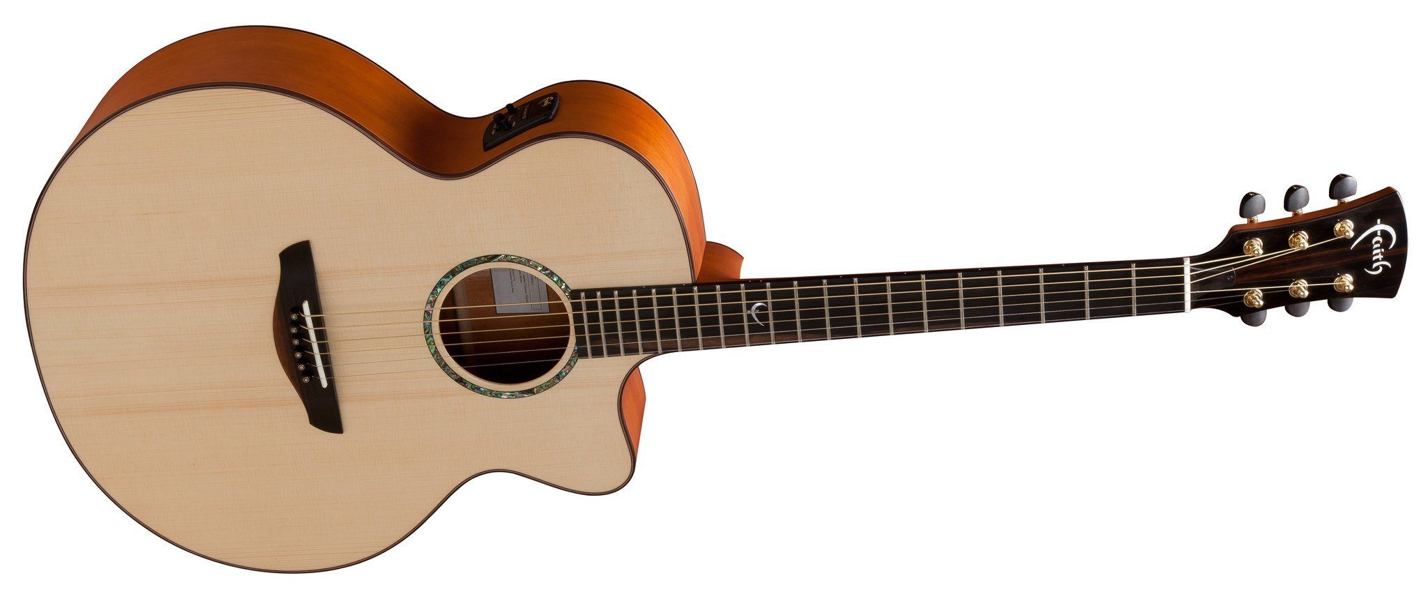 Faith FJCE Electro Acoustic Guitar (Jupiter E/Cut Natural), Electro Acoustic Guitar for sale at Richards Guitars.