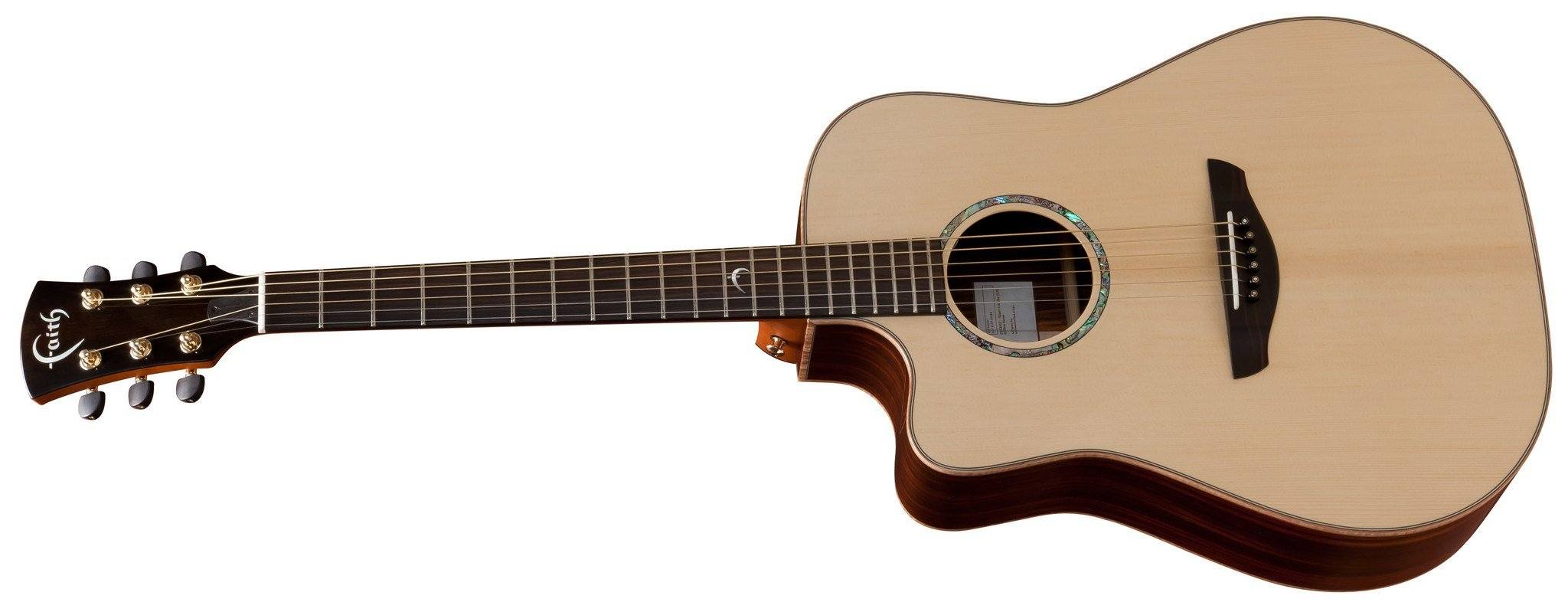 Faith FSCEHGL HiGloss Saturn Electro Cutaway Lefthanded, Electro Acoustic Guitar for sale at Richards Guitars.