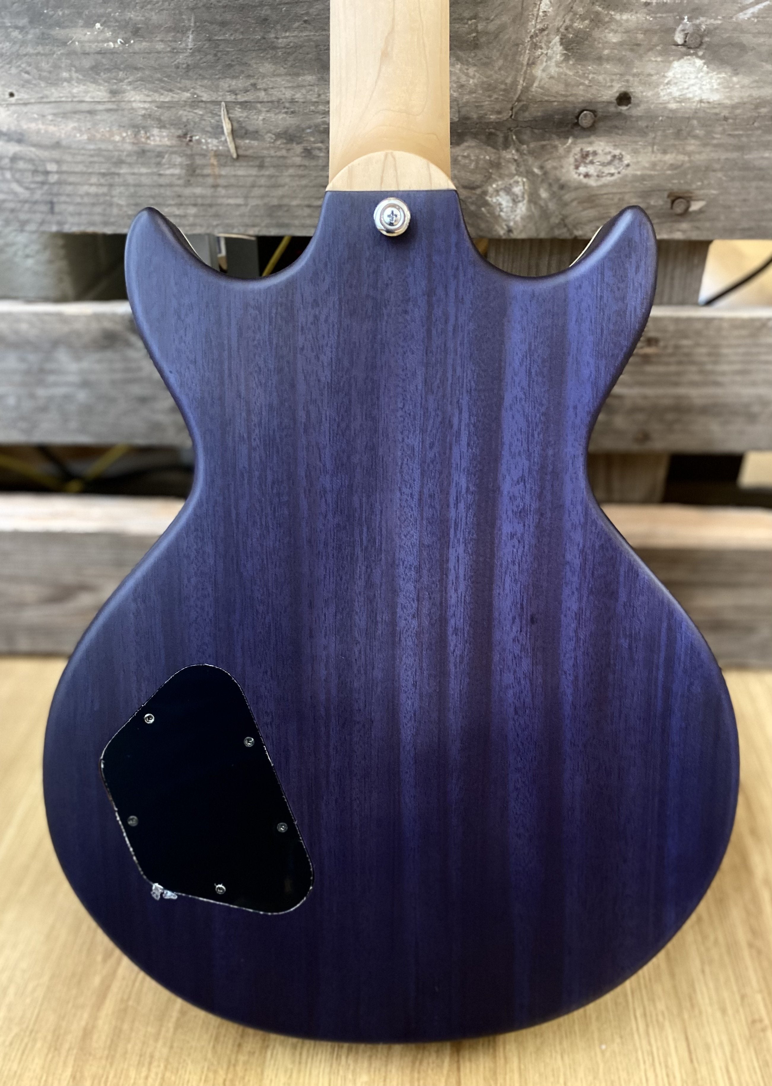 Gordon Smith GS Deluxe Trans Blue Maple Neck, Electric Guitar for sale at Richards Guitars.