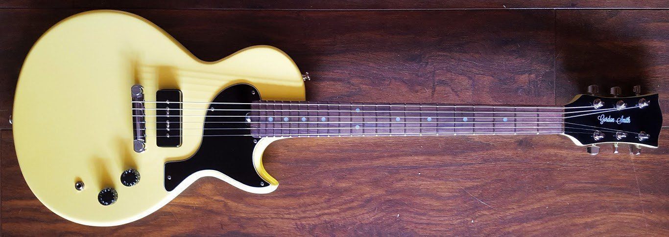 Gordon Smith GS1 P90 TV Yellow Gloss Finish, Electric Guitar for sale at Richards Guitars.