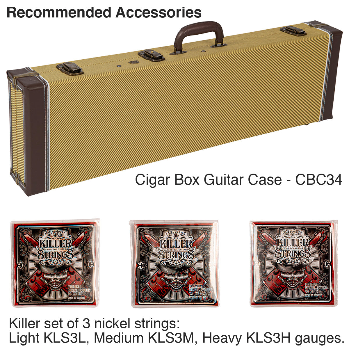 Lace Cigar Box Electric Guitar ~ 3 String ~ Grizzly Bear, Electric Guitars for sale at Richards Guitars.