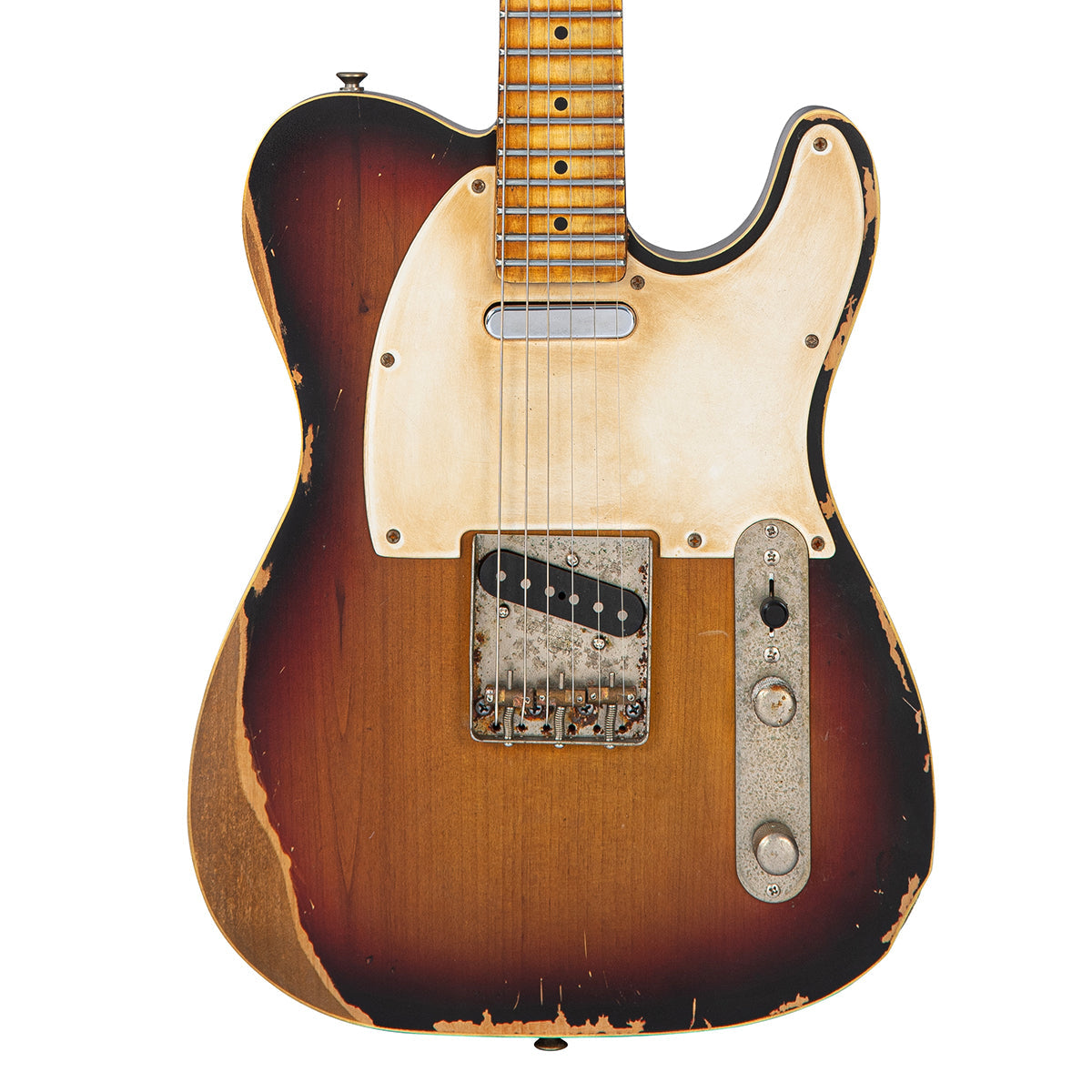 Vintage V59 ProShop LTD ~ Distressed Tobacco Sunburst (2 of 3), Electric Guitars for sale at Richards Guitars.