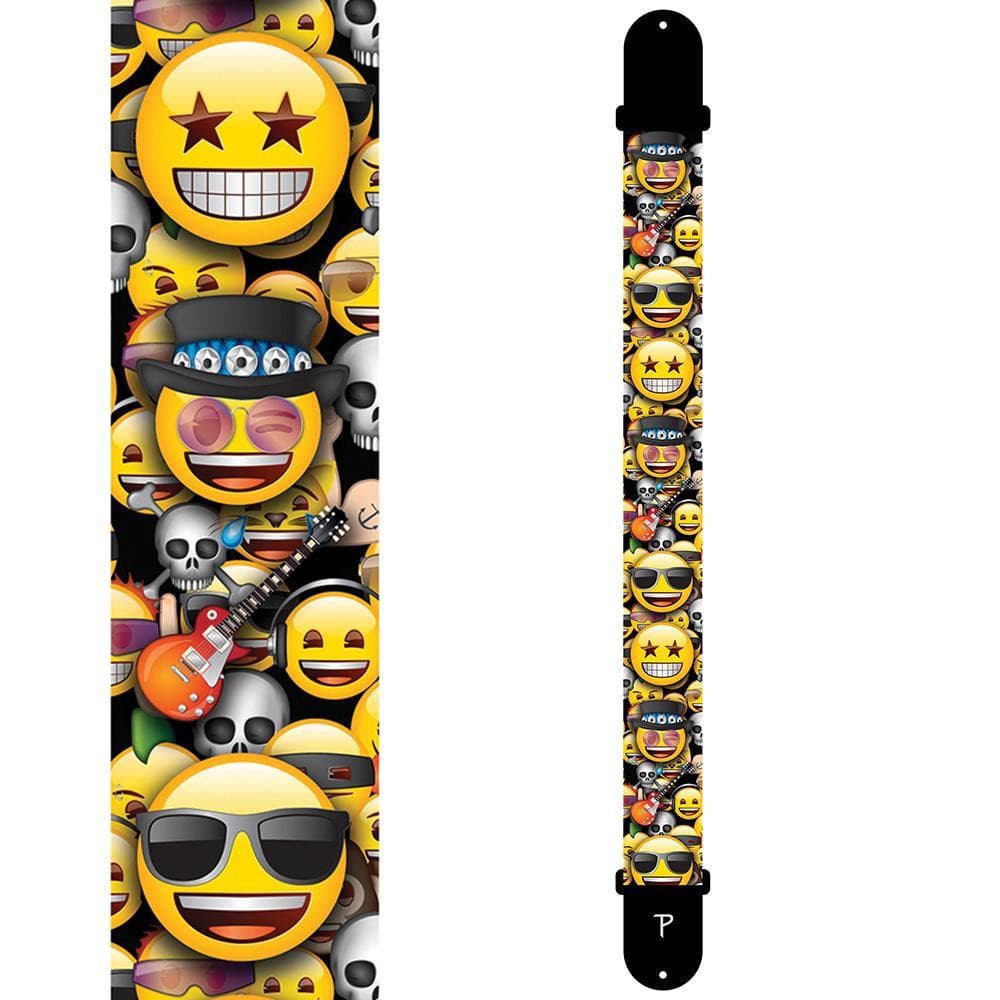 Emoji Polyester Strap ~ Music, Accessory for sale at Richards Guitars.