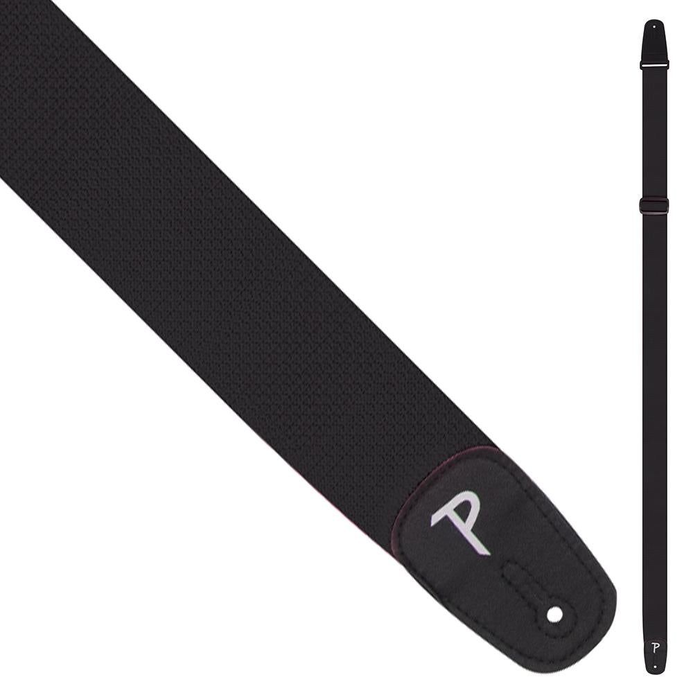 Perri's Polyester Pro Guitar Strap ~ Black, Accessory for sale at Richards Guitars.