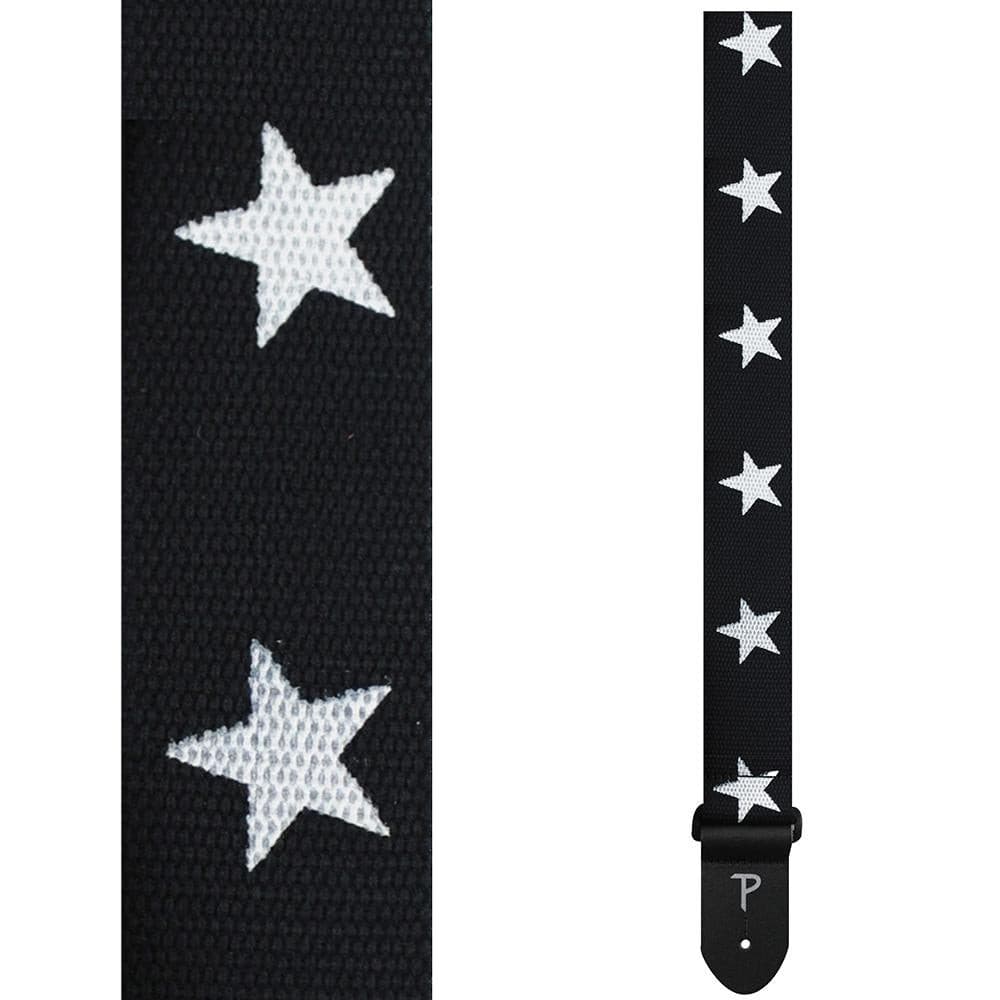 Perris Cotton Guitar Strap ~ Star, Accessory for sale at Richards Guitars.