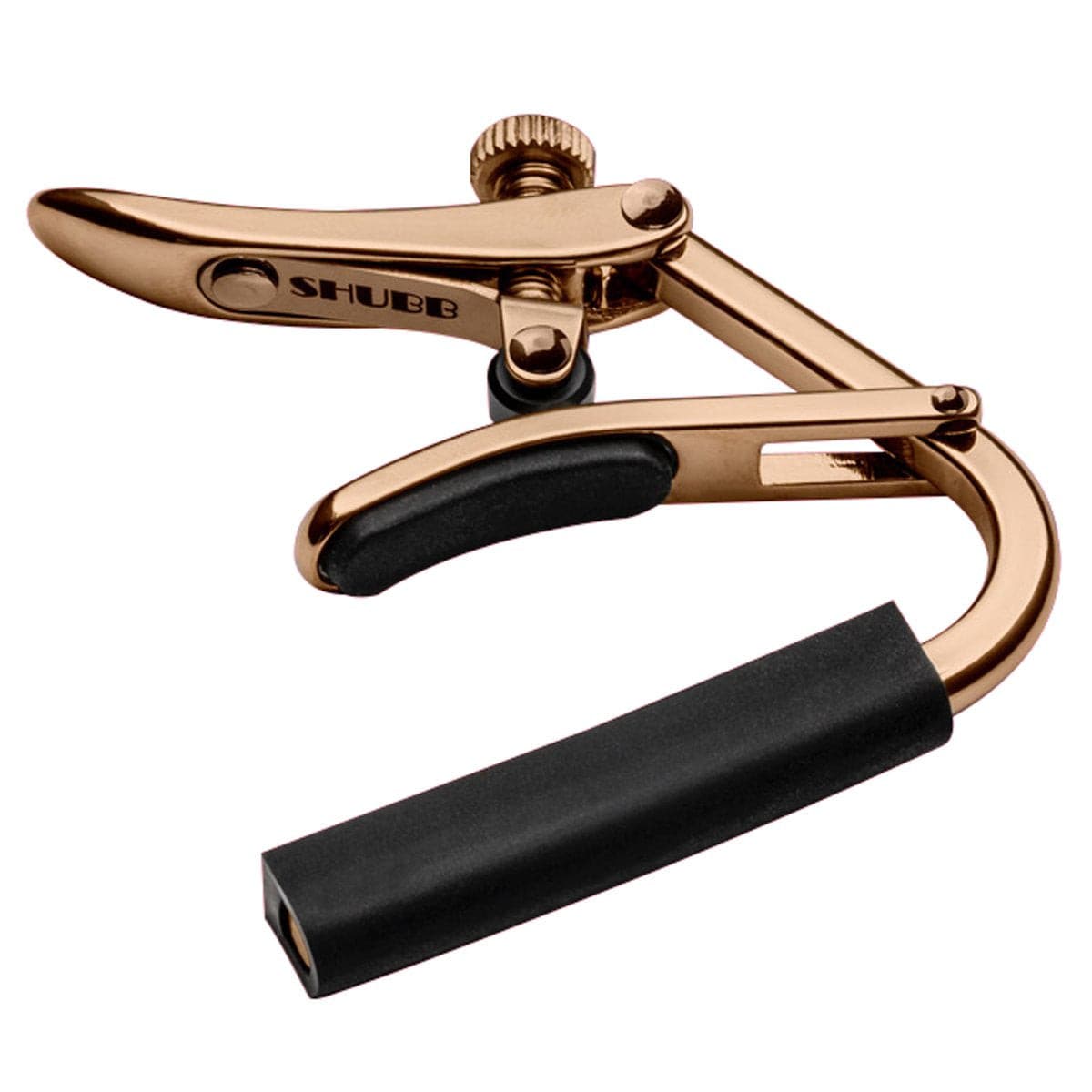 Shubb 'Capo Royale' Banjo Capo - Rose Gold, Accessory for sale at Richards Guitars.
