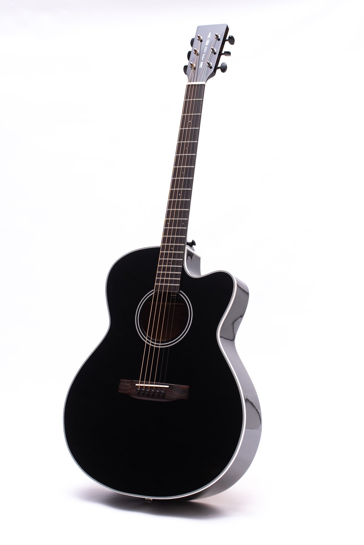 Auden Austin Black Series Spruce Mahogany Cutaway Electro Acoustic Guitar-Richards Guitars Of Stratford Upon Avon