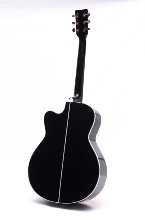 Auden Austin Black Series Spruce Mahogany Cutaway Electro Acoustic Guitar-Richards Guitars Of Stratford Upon Avon