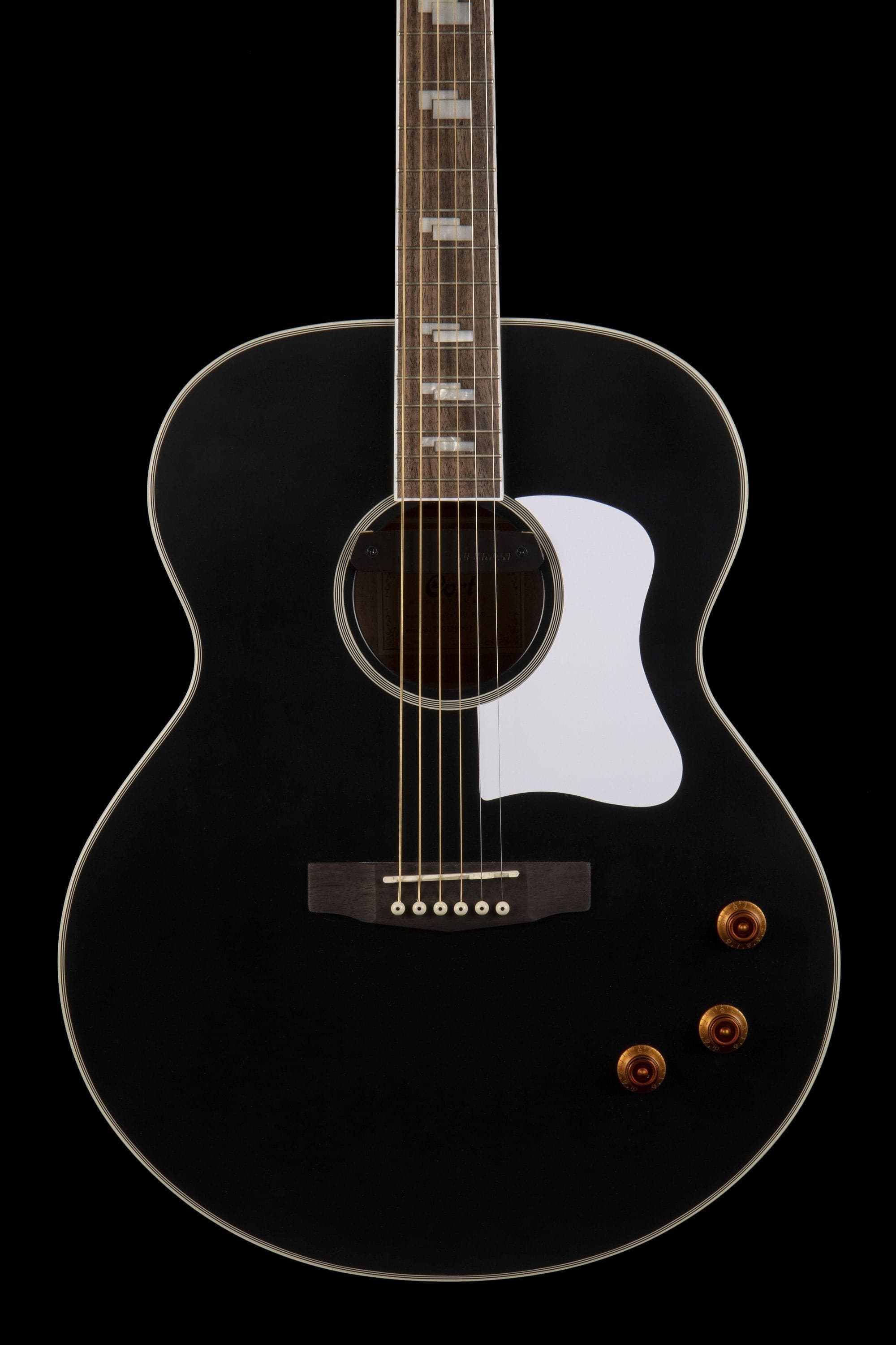 Cort CJ Retro Vintage Black Matte-Richards Guitars Of Stratford Upon Avon