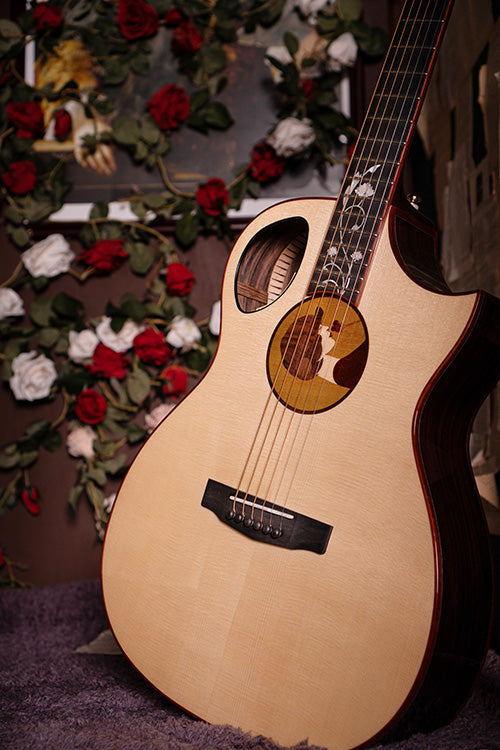 Cort Roselyn Redux Natural with Case, Acoustic Guitar for sale at Richards Guitars.