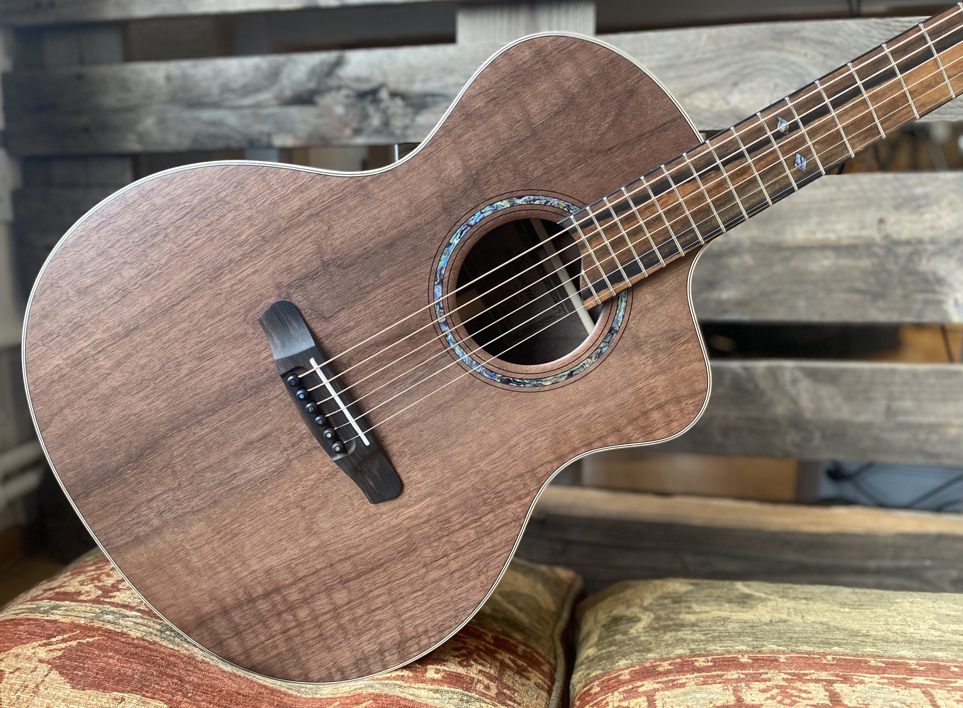 Dowina Walnut Tribute GAC Custom #2, Acoustic Guitar for sale at Richards Guitars.
