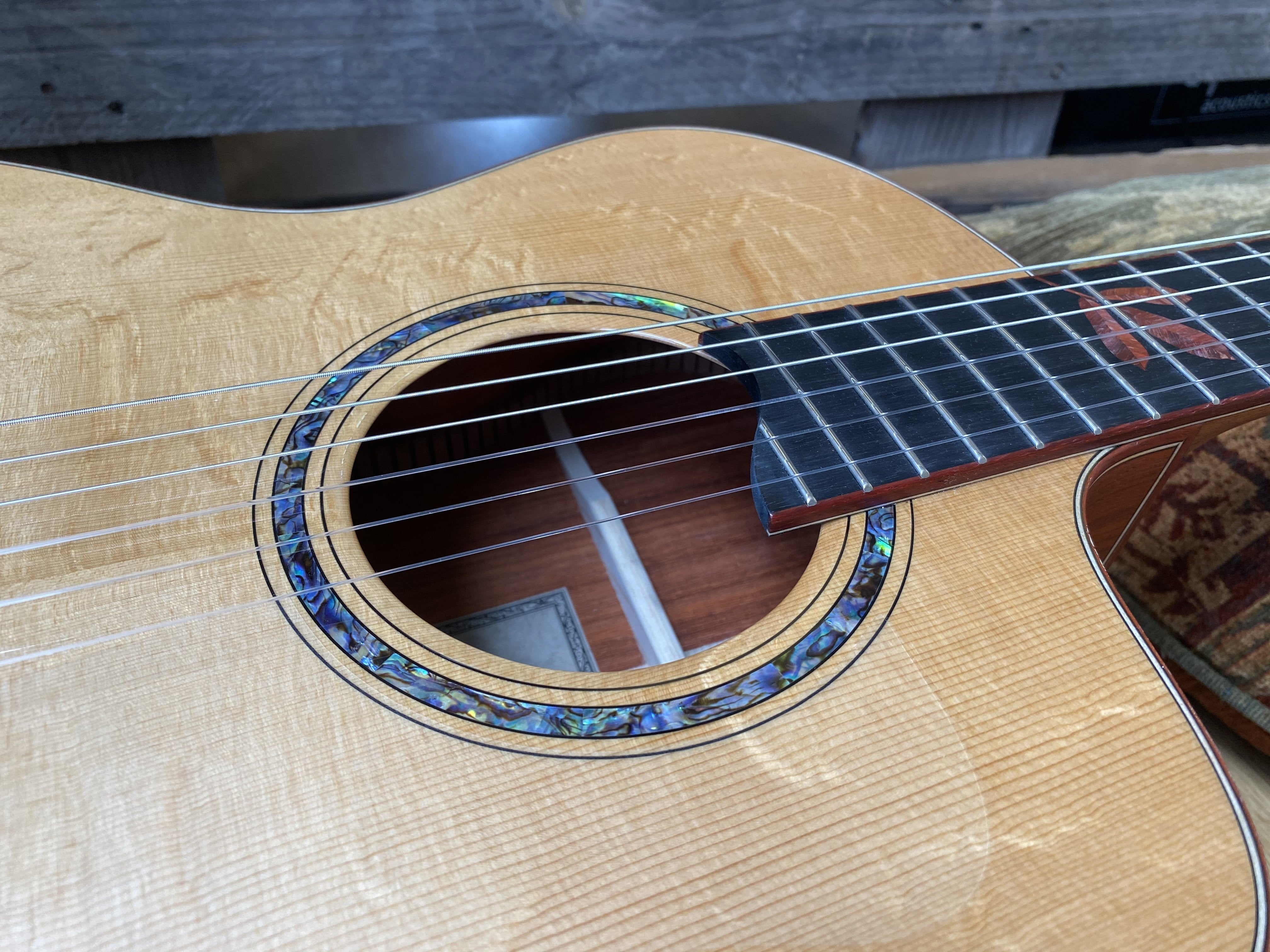 Dowina Master Built Strip Padauk HC, Acoustic Guitar for sale at Richards Guitars.