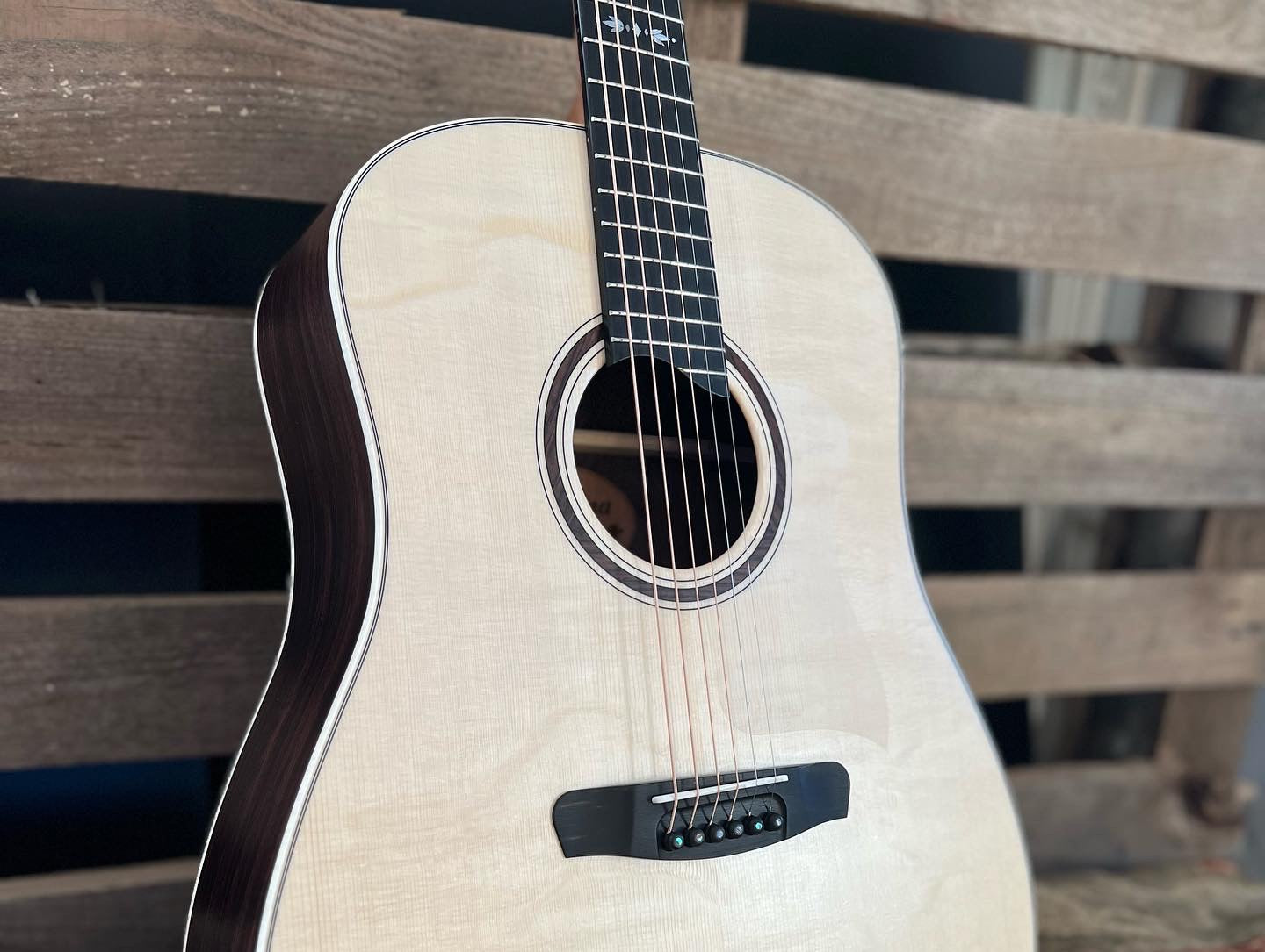 Dowina Moonage Dreadnought Swiss Moon Spruce & Rosewood Time Traveller Series, Acoustic Guitar for sale at Richards Guitars.