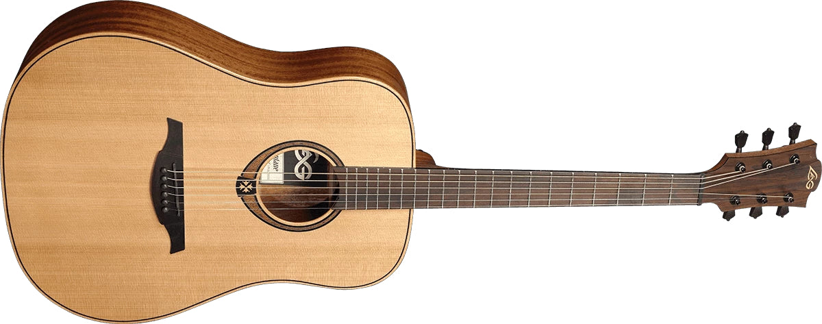 LAG TRAMONTANE T170D DREADNOUGHT RED CEDAR - KHAYA, Acoustic Guitar for sale at Richards Guitars.