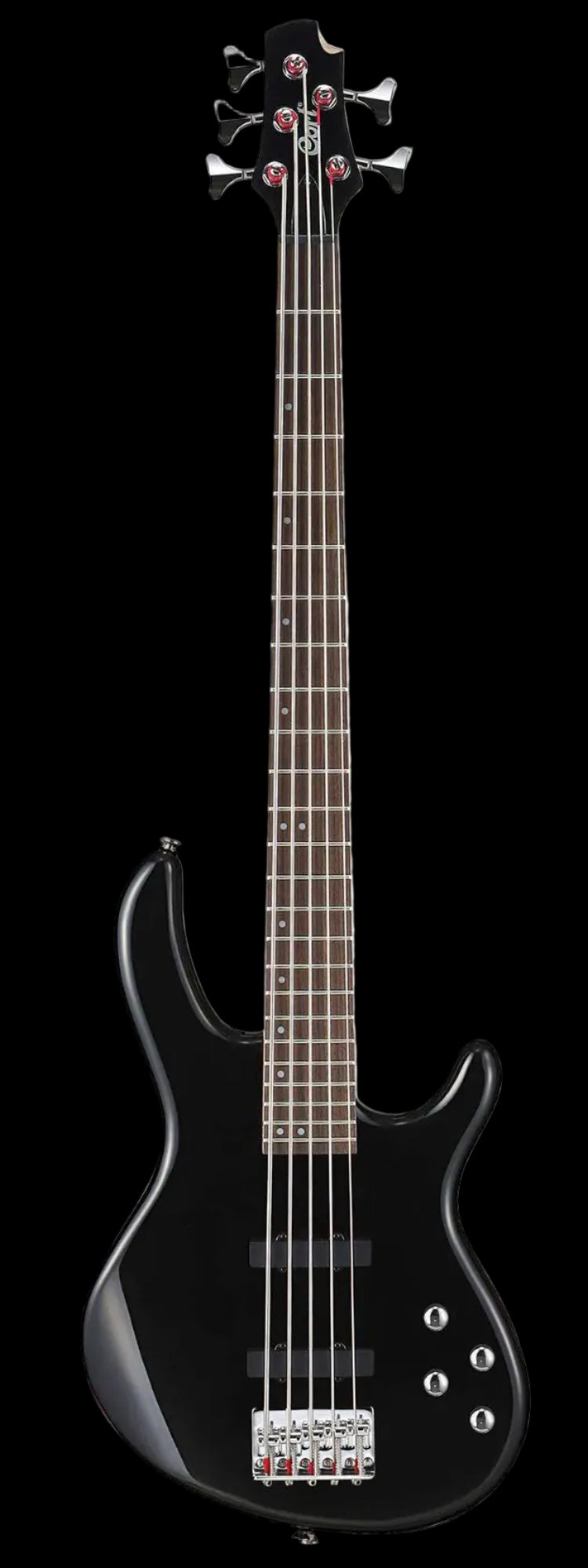 Cort Action Bass V Plus Black - Richards Guitars Of Stratford Upon Avon