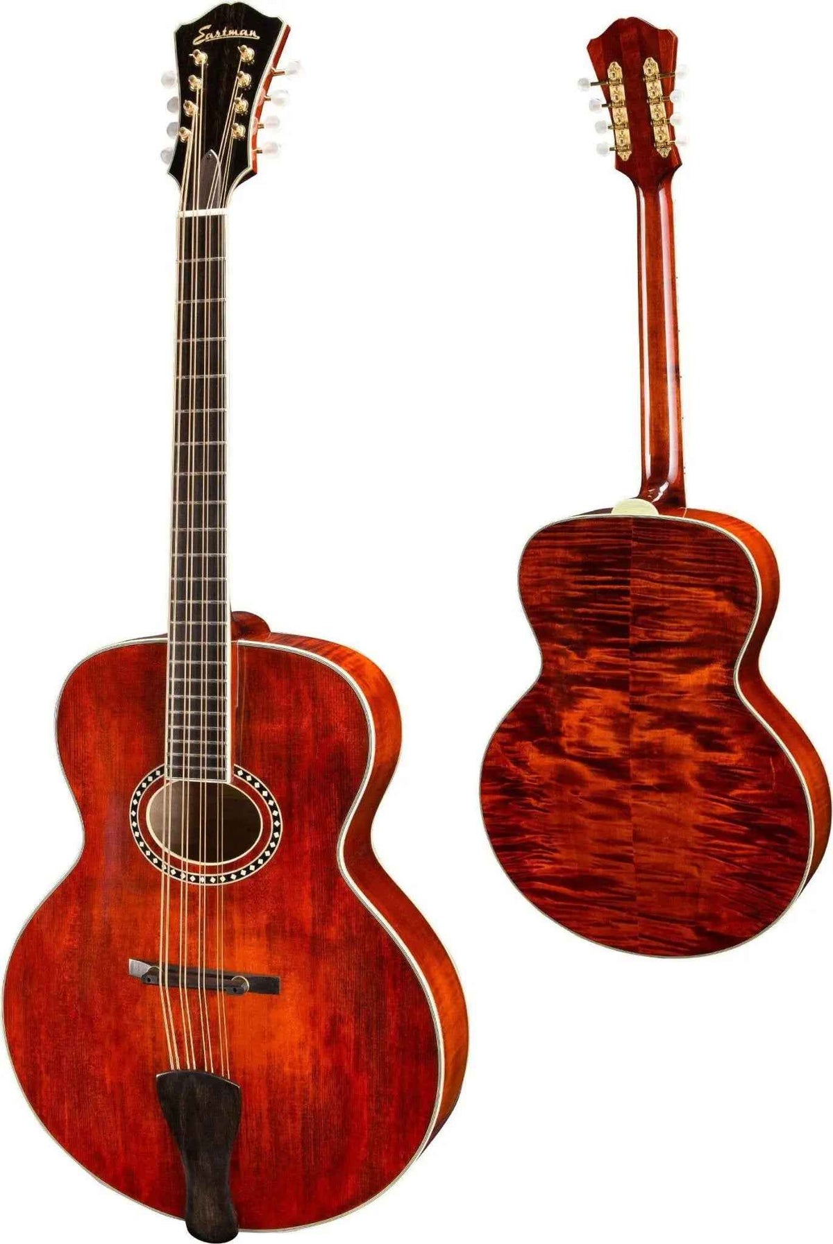 Eastman MDC804 Oval Hole Mandocello Mandolin (Solid Spruce top, Solid AAA Maple back & Sides, w/Case) (Price inc. Custom Pro Setup Package)