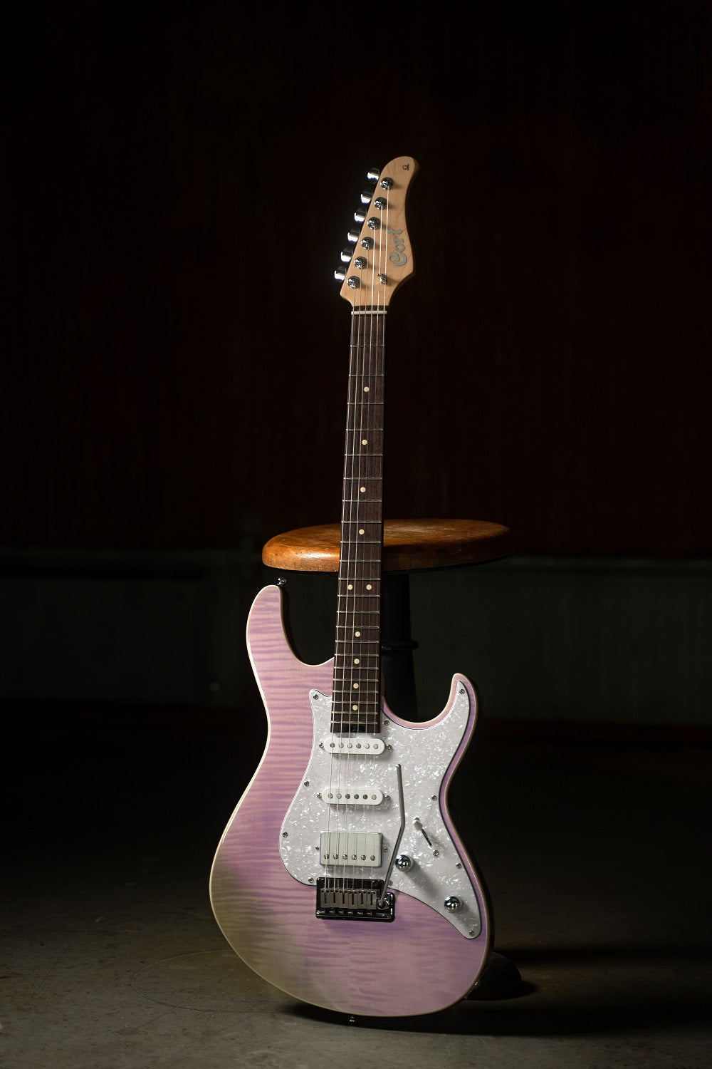 Cort G280 Select Trans Chameleon Purple-Richards Guitars Of Stratford Upon Avon