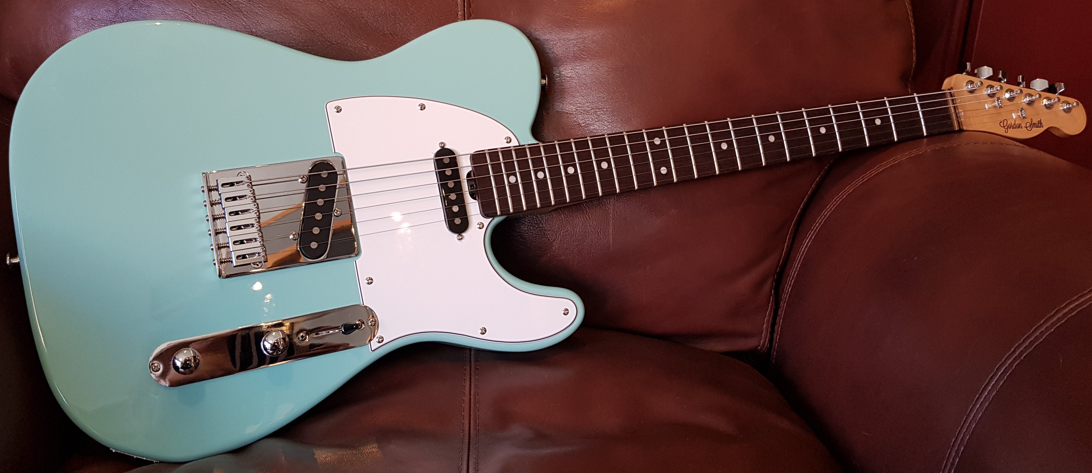Gordon Smith Classic T Sea Foam Green & Rosewood Neck SN: 19318, Electric Guitar for sale at Richards Guitars.