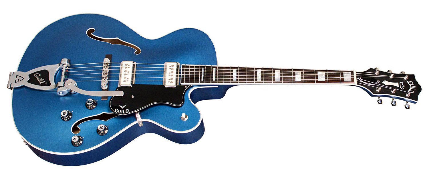 Guild  X-175 MANHATTAN SPECIAL MBL Malibu Blue, Electric Guitar for sale at Richards Guitars.