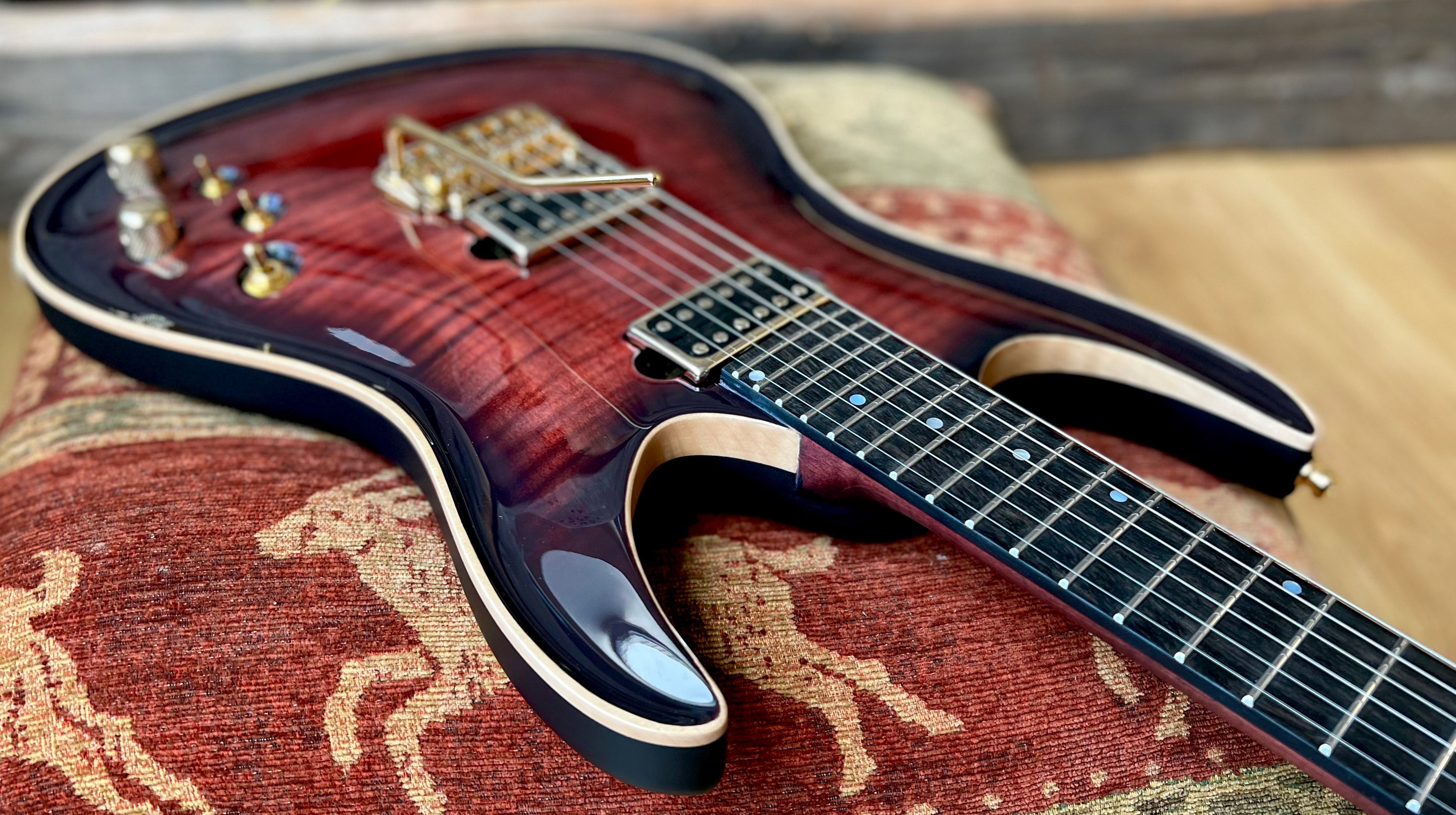 Valenti Nebula Carved, Electric Guitar for sale at Richards Guitars.