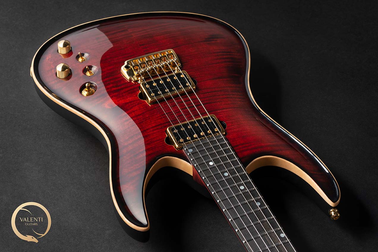 Valenti Nebula Carved, Electric Guitar for sale at Richards Guitars.
