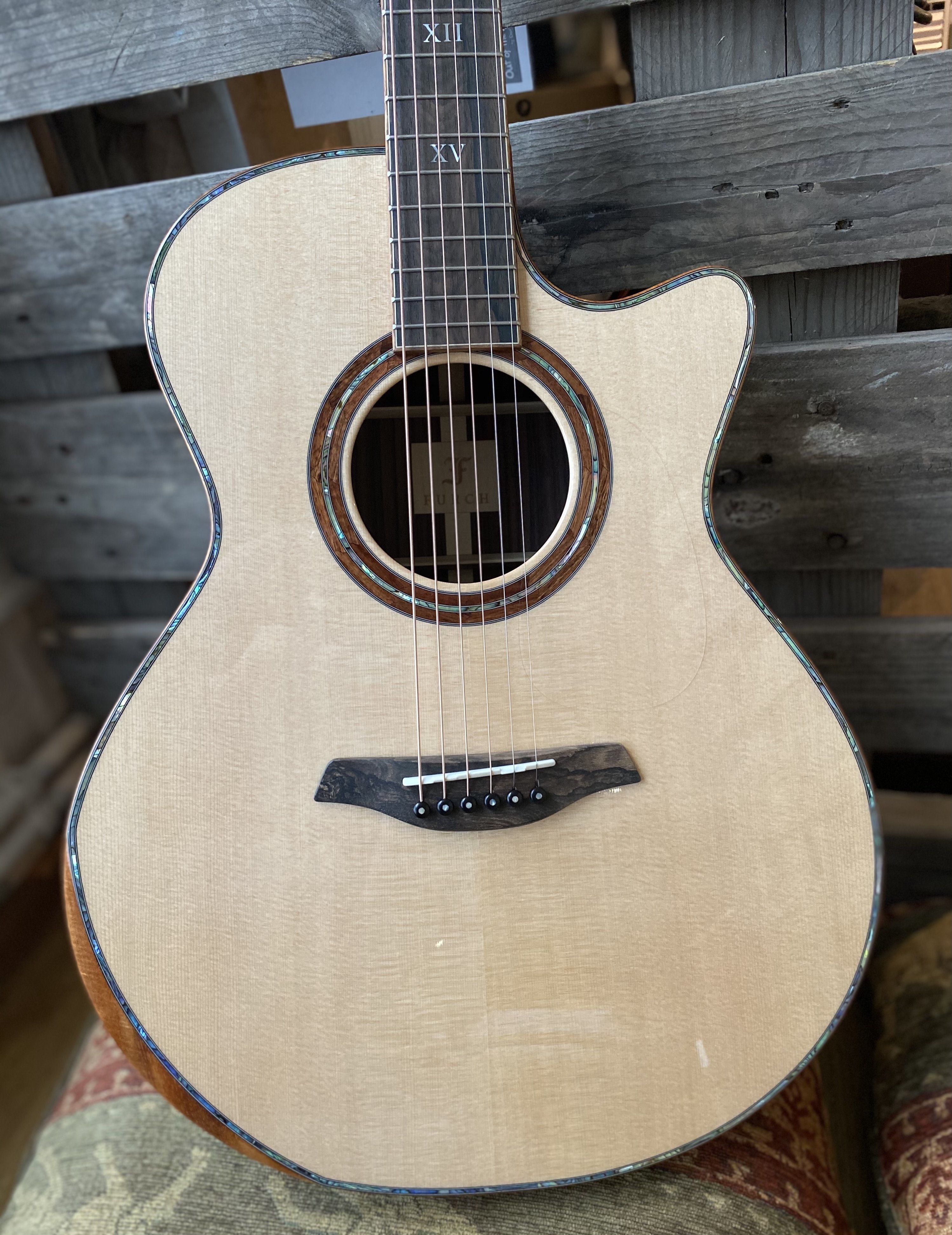 Furch Red Deluxe Gc SR with Duo Bevel Plus LR Baggs Anthem Stage Pro Master Grade Spruce/Rosewood Electro Acoustic Guitar, Electro Acoustic Guitar for sale at Richards Guitars.